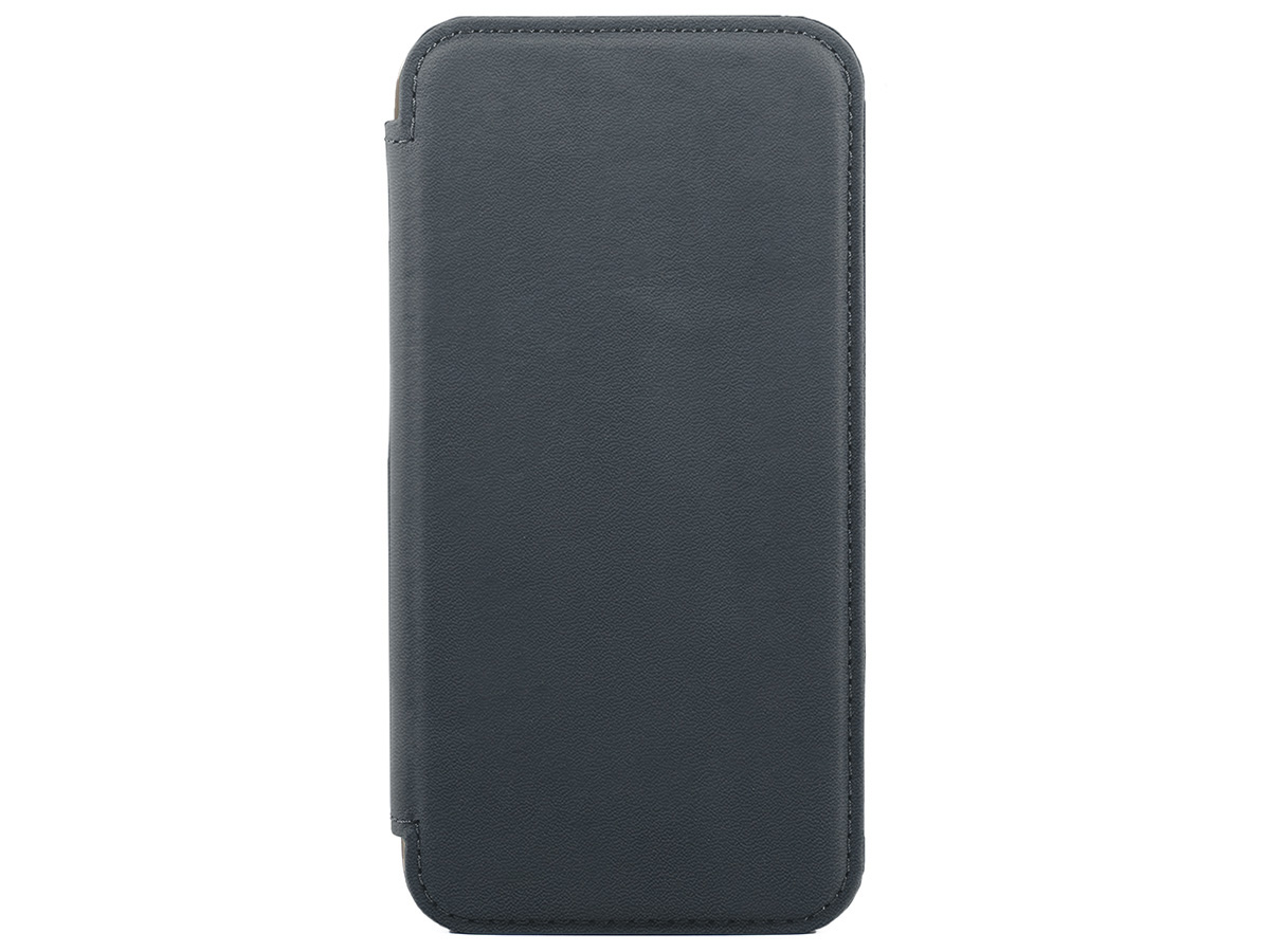 Greenwich Blake MagSafe Leather Folio Seal Grey - iPhone 15 Hoesje