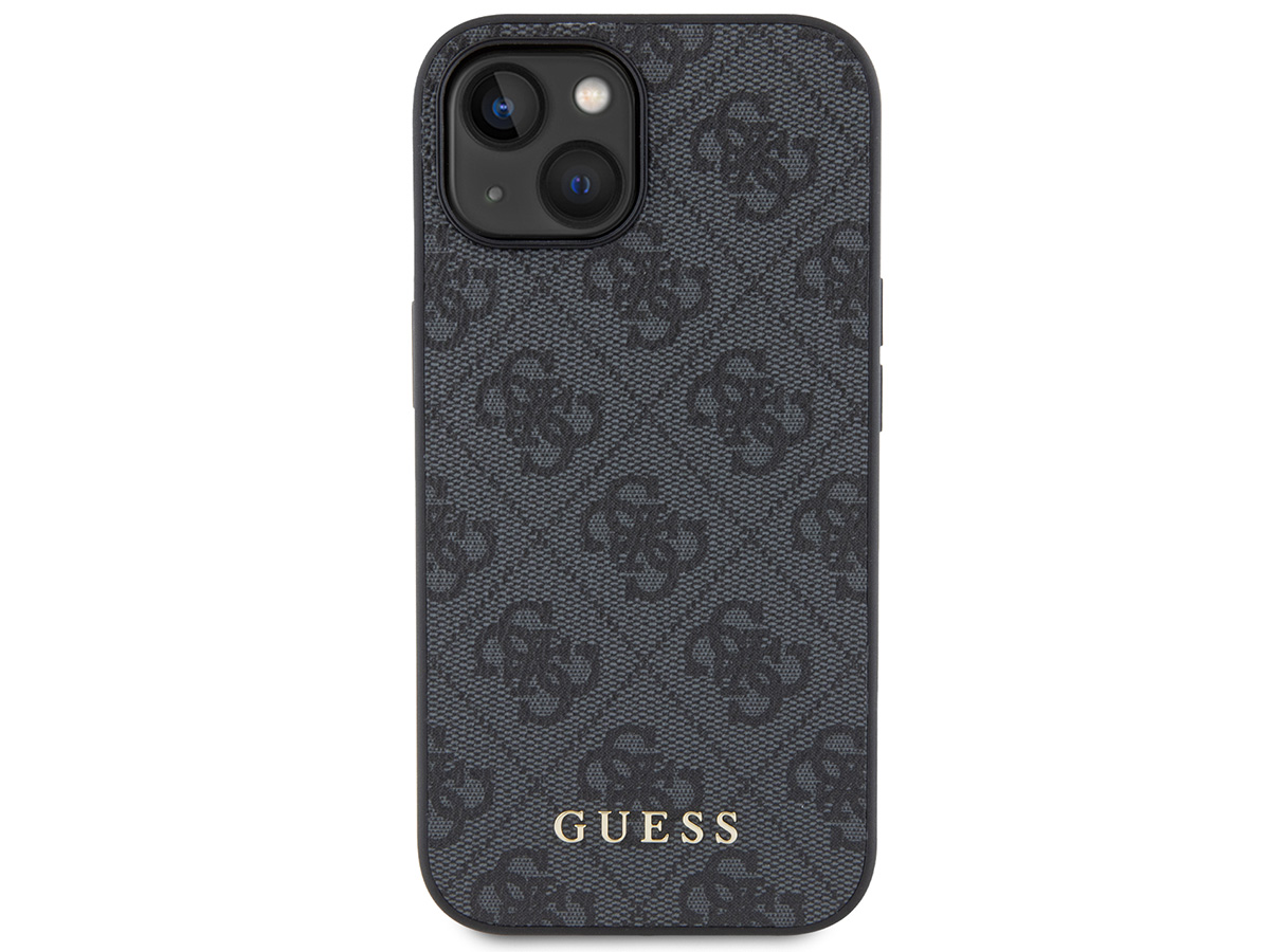 Guess 4G Monogram Case Grijs - iPhone 15 hoesje