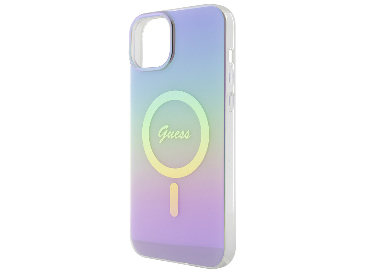 Guess Rainbow MagSafe TPU Case - iPhone 15 hoesje