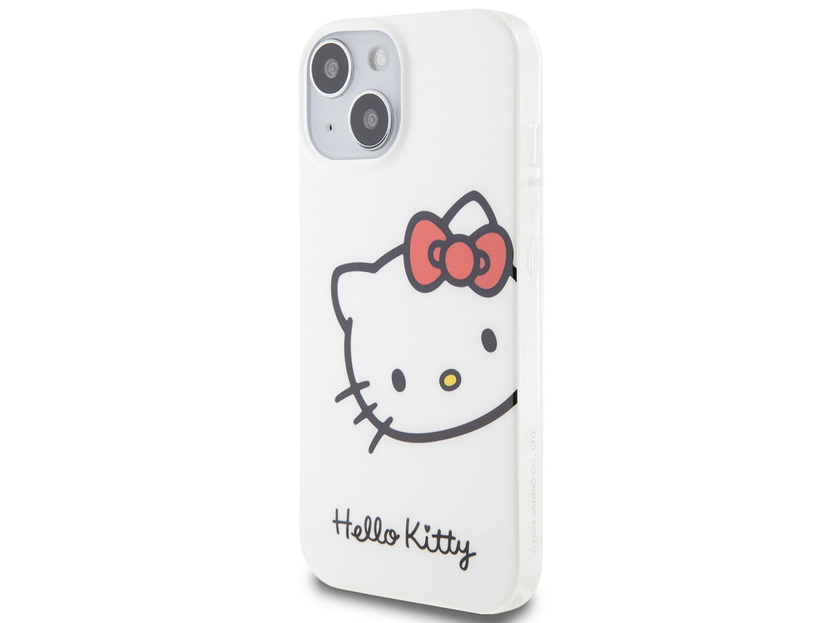 Hello Kitty TPU Case Wit - iPhone 15 hoesje
