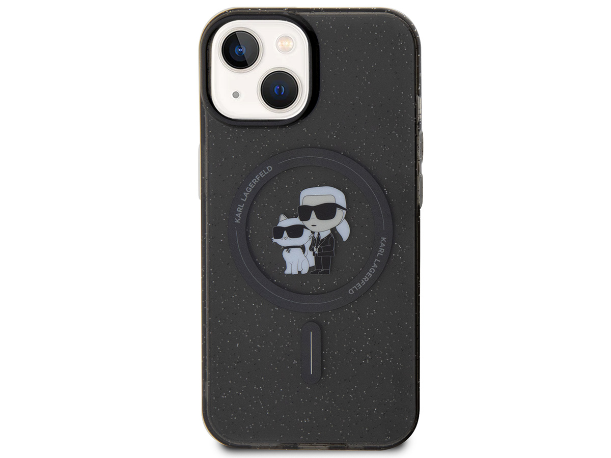 Karl Lagerfeld Ikonik Duo MagSafe Case Grijs - iPhone 15 hoesje