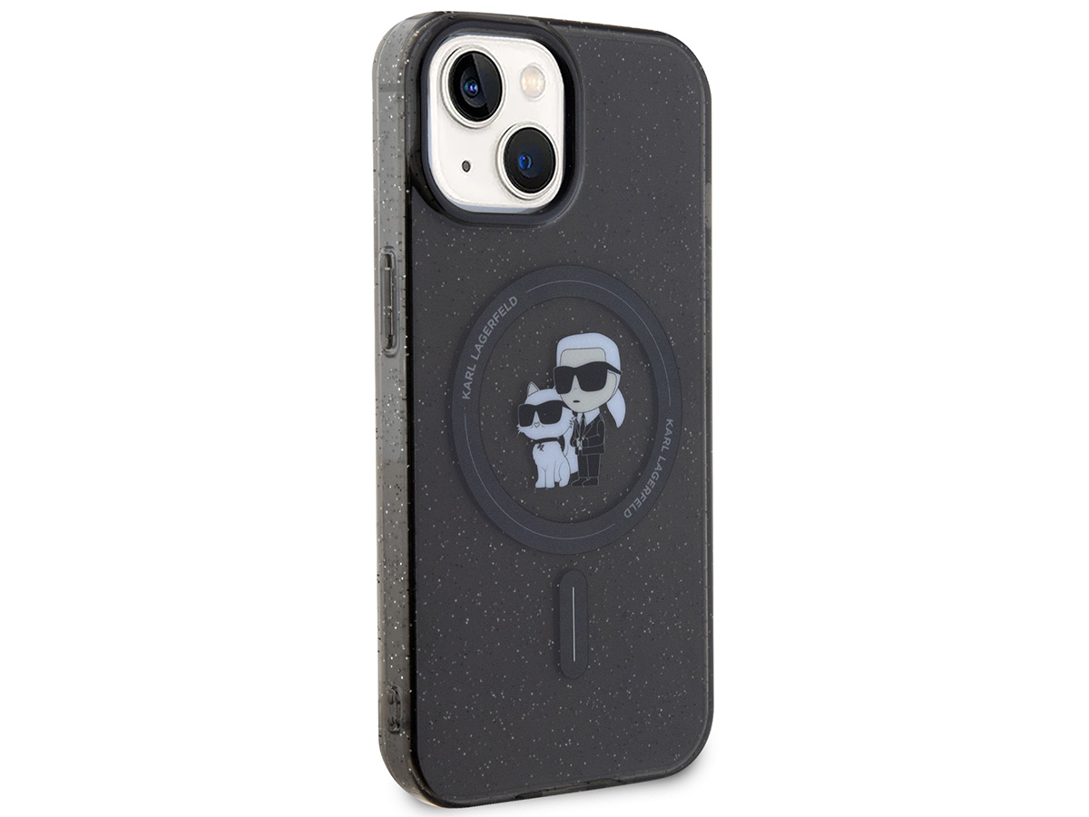 Karl Lagerfeld Ikonik Duo MagSafe Case Grijs - iPhone 15 hoesje