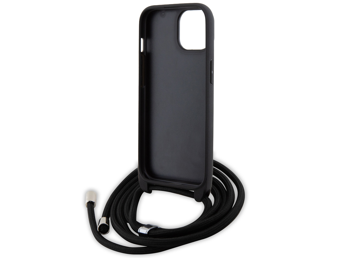 Karl Lagerfeld Ikonik Duo Necklace Case - iPhone 15 Hoesje met Koord