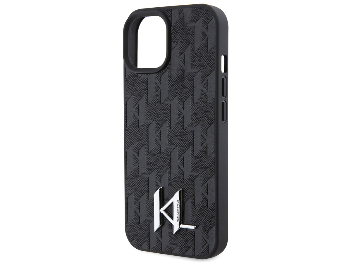 Karl Lagerfeld Metal Monogram Case - iPhone 15 hoesje
