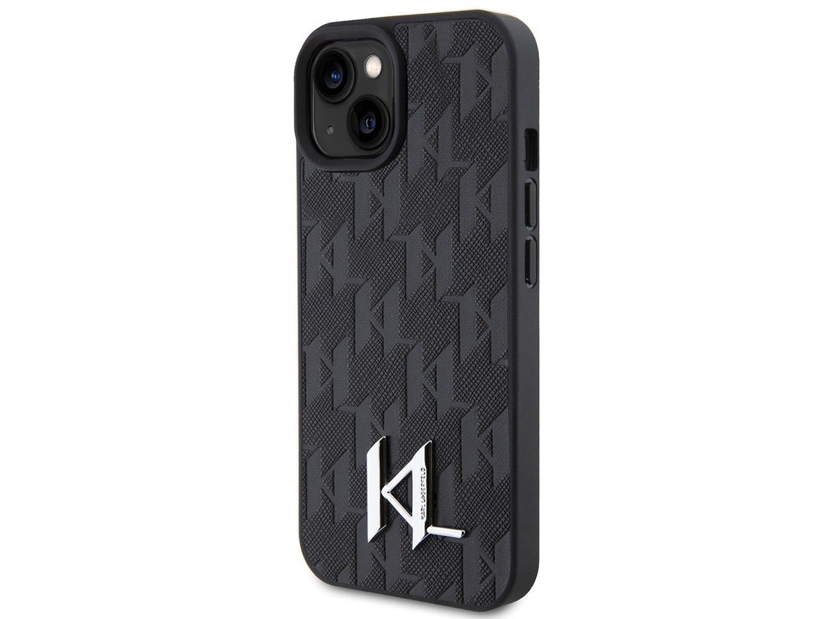 Karl Lagerfeld Metal Monogram Case - iPhone 15 hoesje