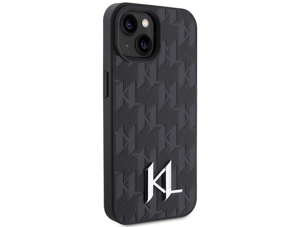 Karl Lagerfeld Metal Monogram Case - iPhone 15 hoesje