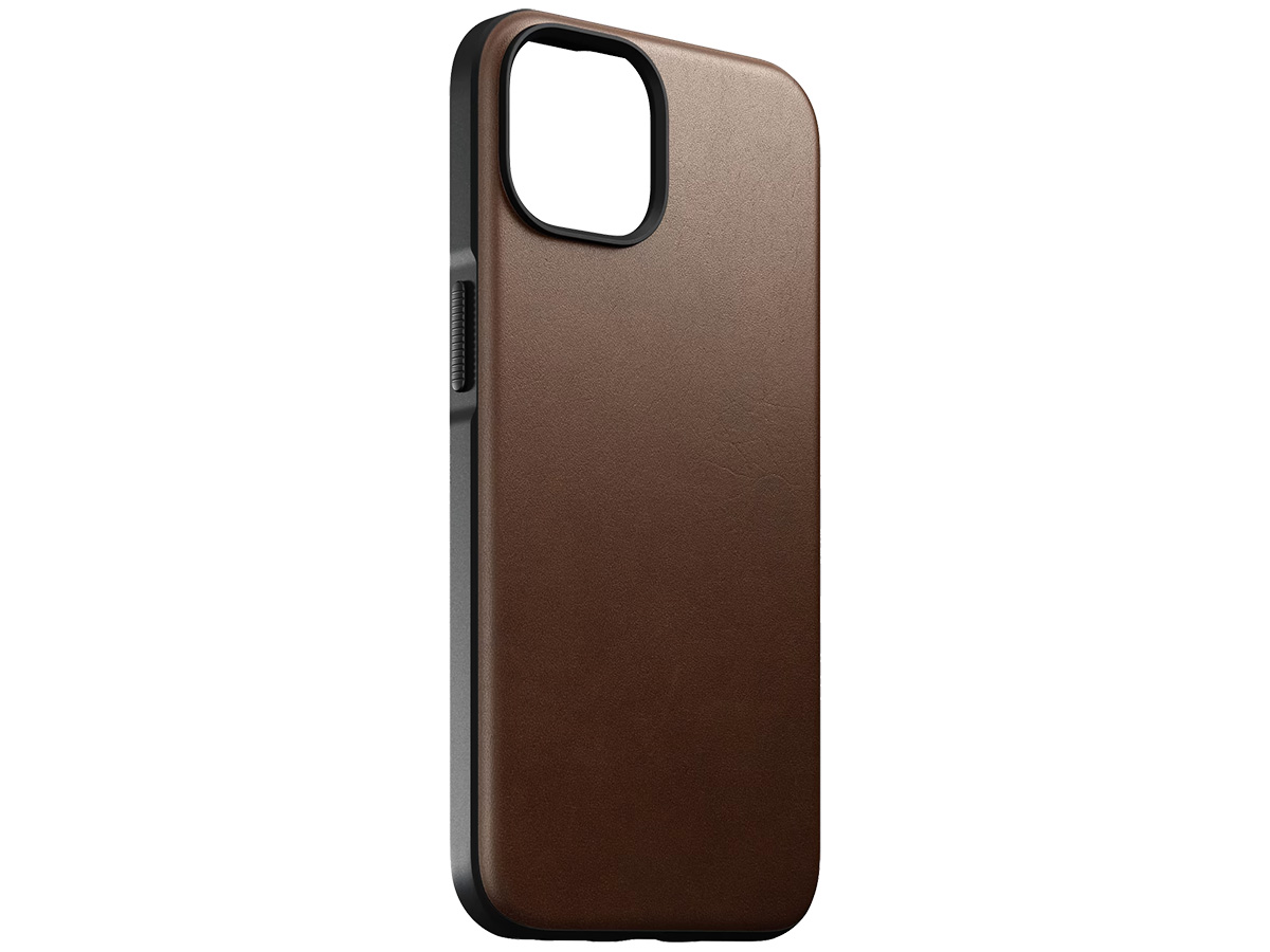 Nomad Modern Leather Case Bruin - iPhone 15 hoesje