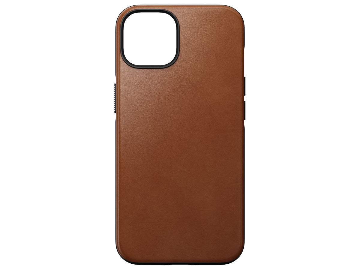 Nomad Modern Leather Case Cognac - iPhone 15 hoesje