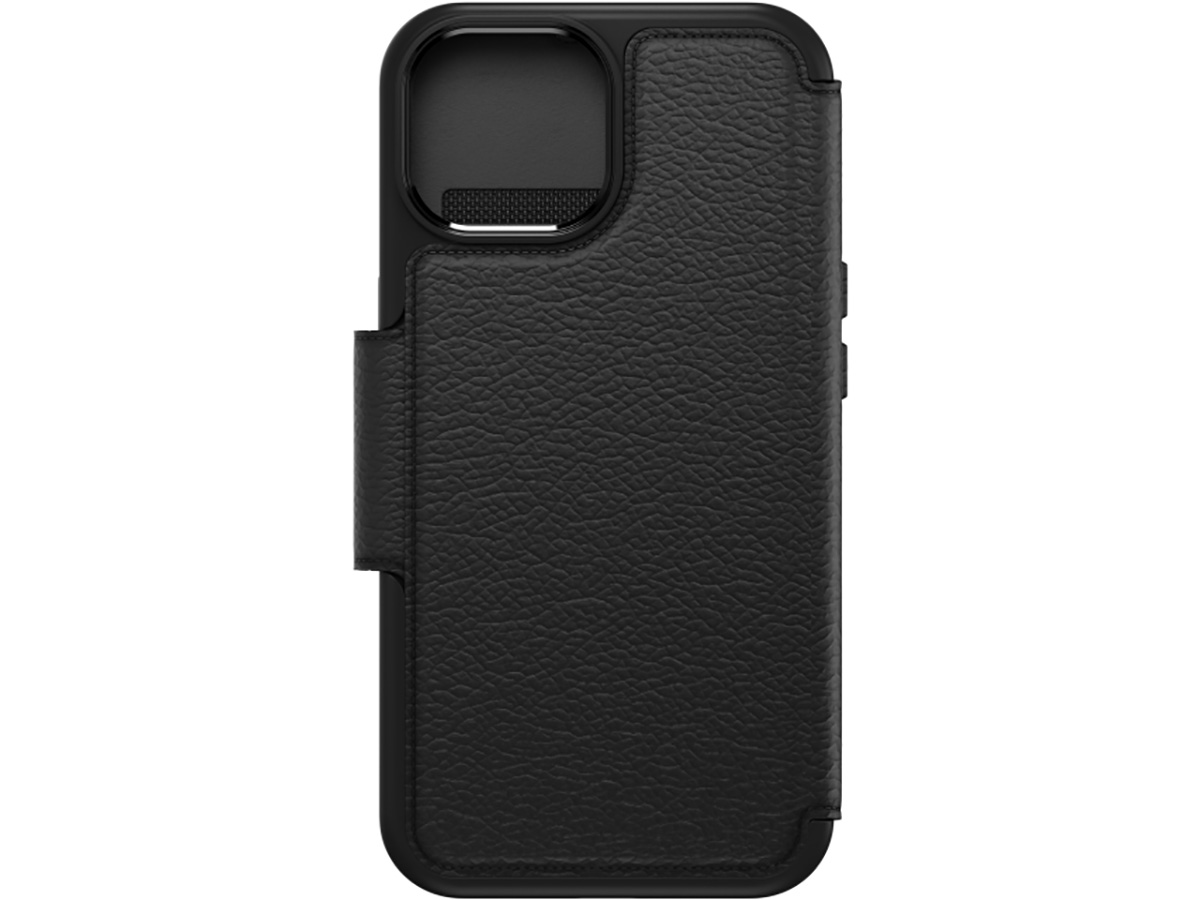 Otterbox Strada Leather MagSafe Folio Zwart - iPhone 15 hoesje