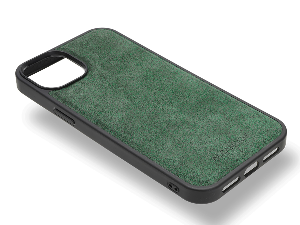 Alcanside Alcantara MagSafe Back Case Groen - iPhone 15 Plus hoesje