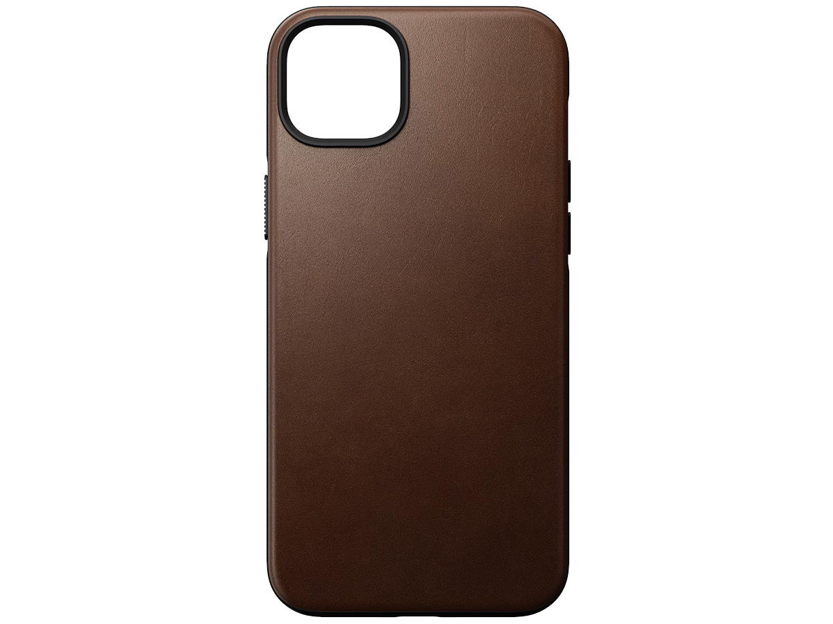 Nomad Modern Leather Case Bruin - iPhone 15 Plus hoesje