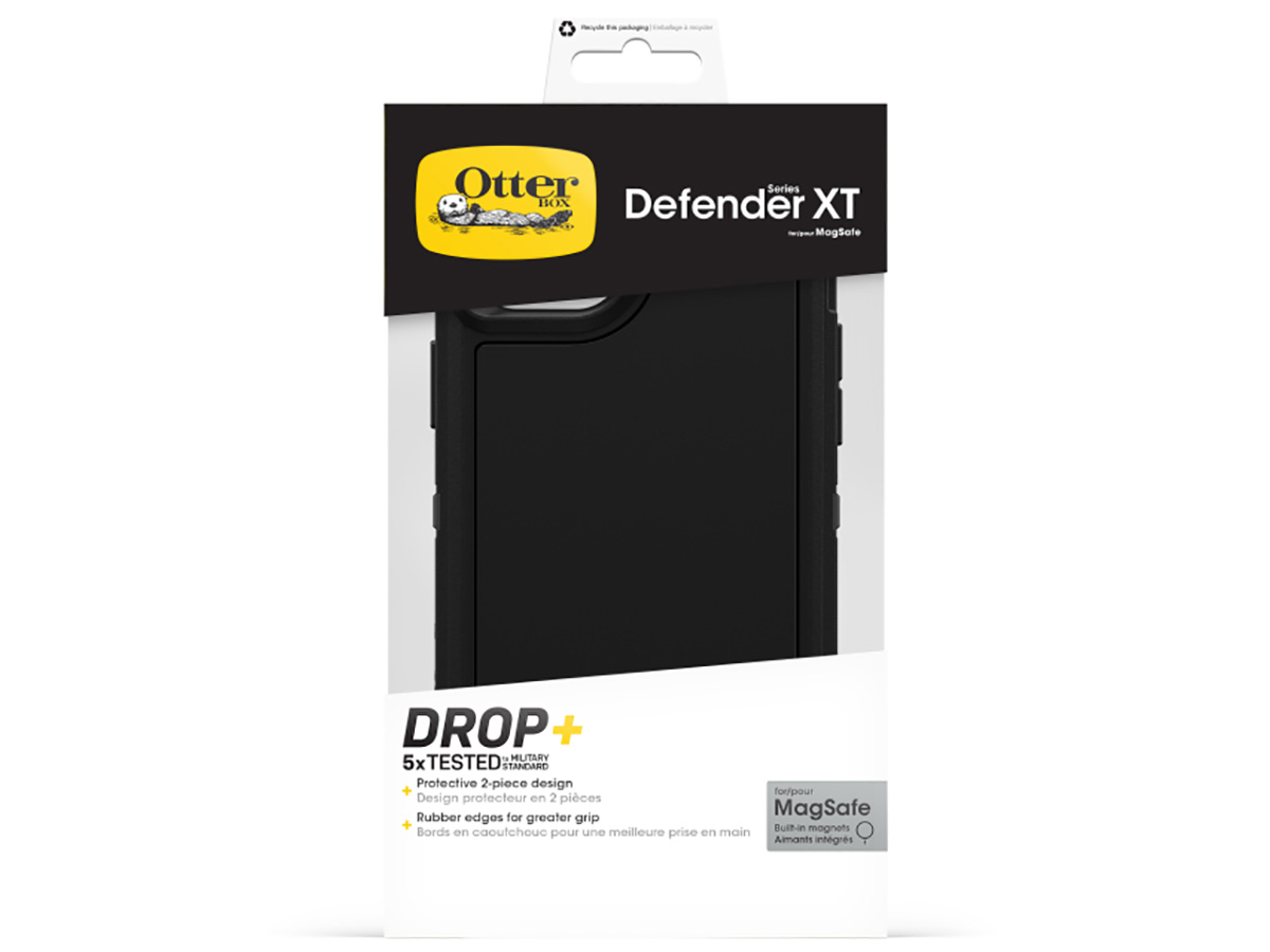 Otterbox Defender XT MagSafe Case Zwart - iPhone 15 Plus hoesje