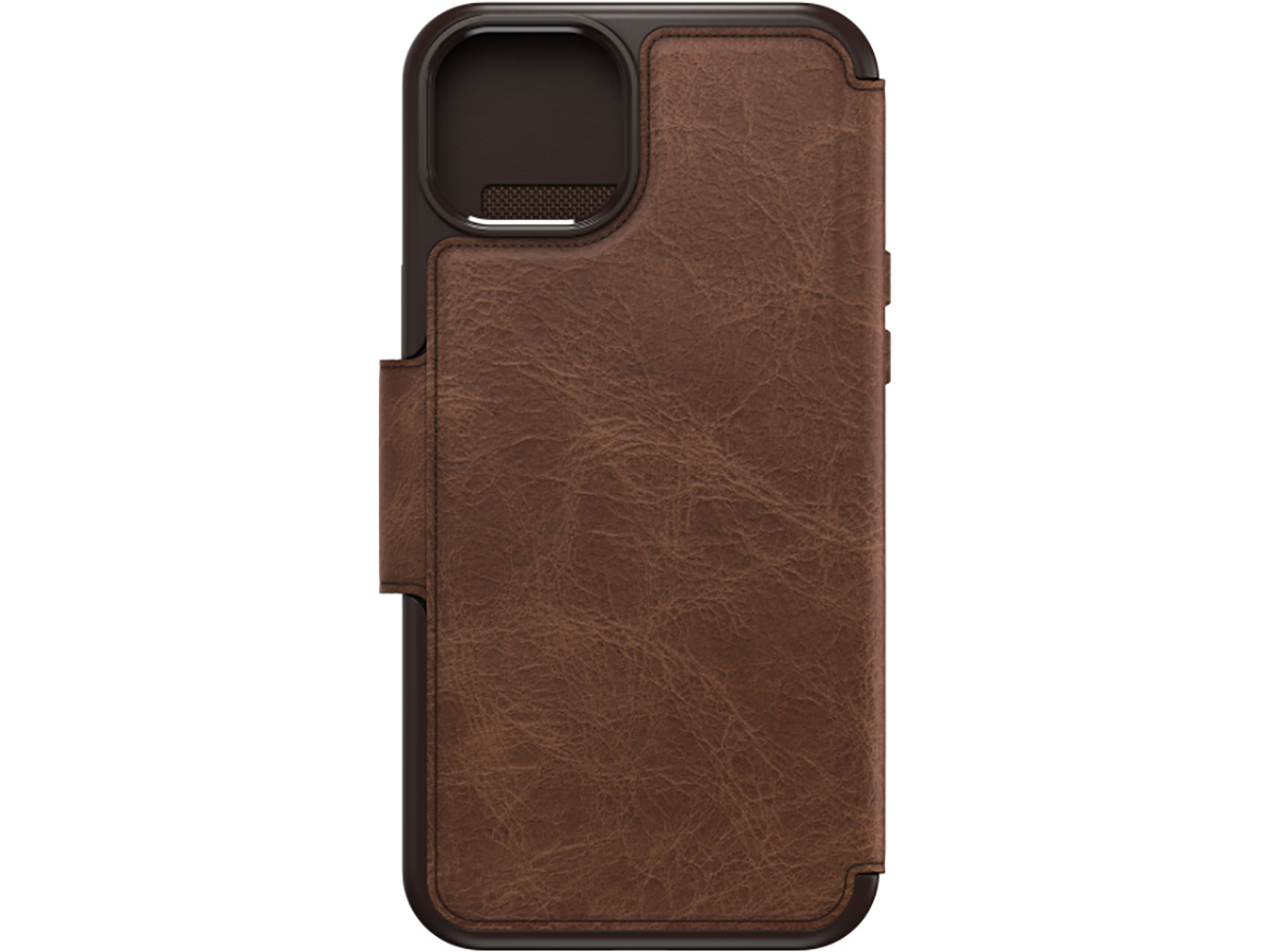 Otterbox Strada Leather MagSafe Folio Bruin - iPhone 15 Plus hoesje