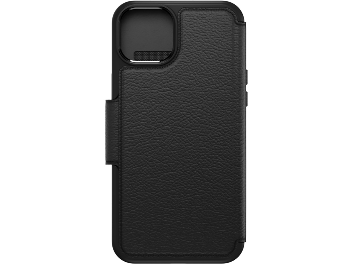 Otterbox Strada Leather MagSafe Folio Zwart - iPhone 15 Plus hoesje