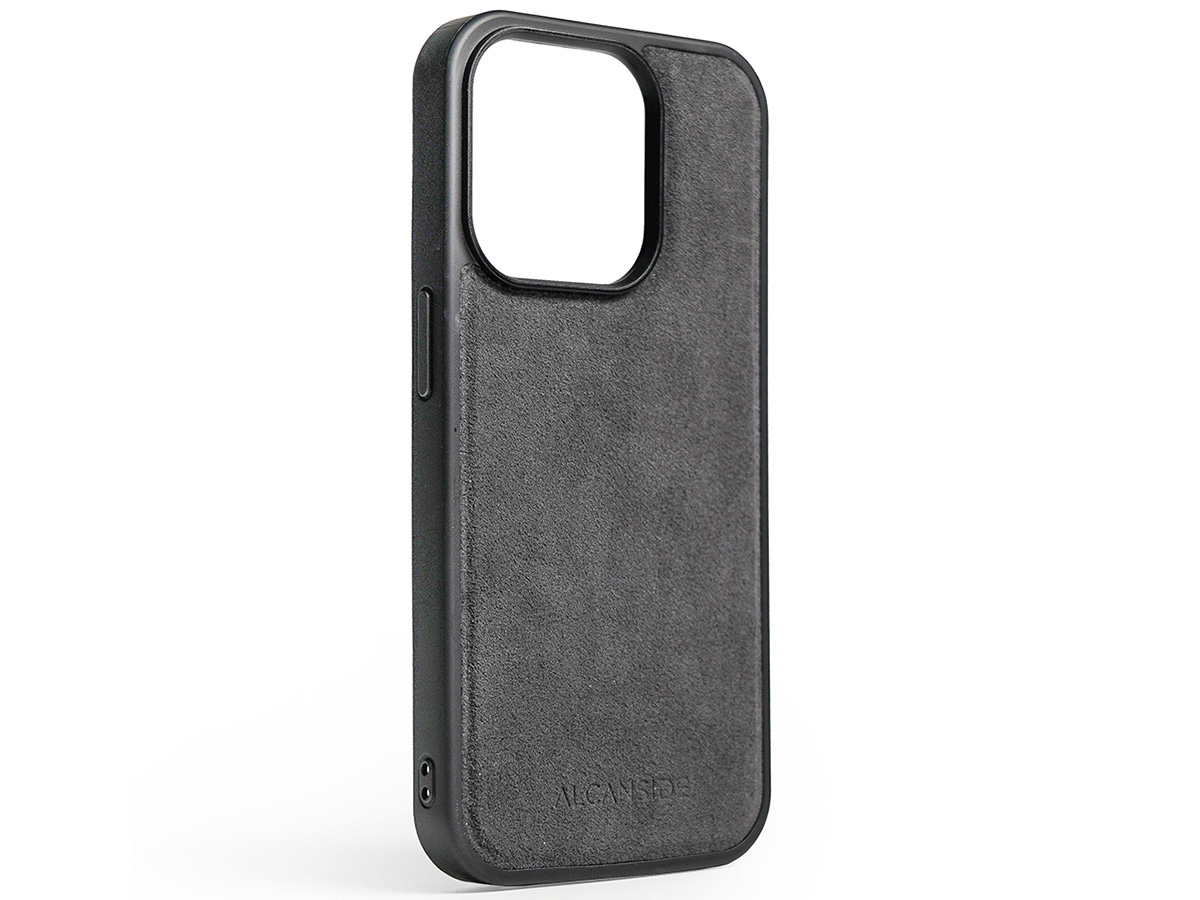 Alcanside Alcantara MagSafe Back Case Space Grey - iPhone 15 Pro hoesje