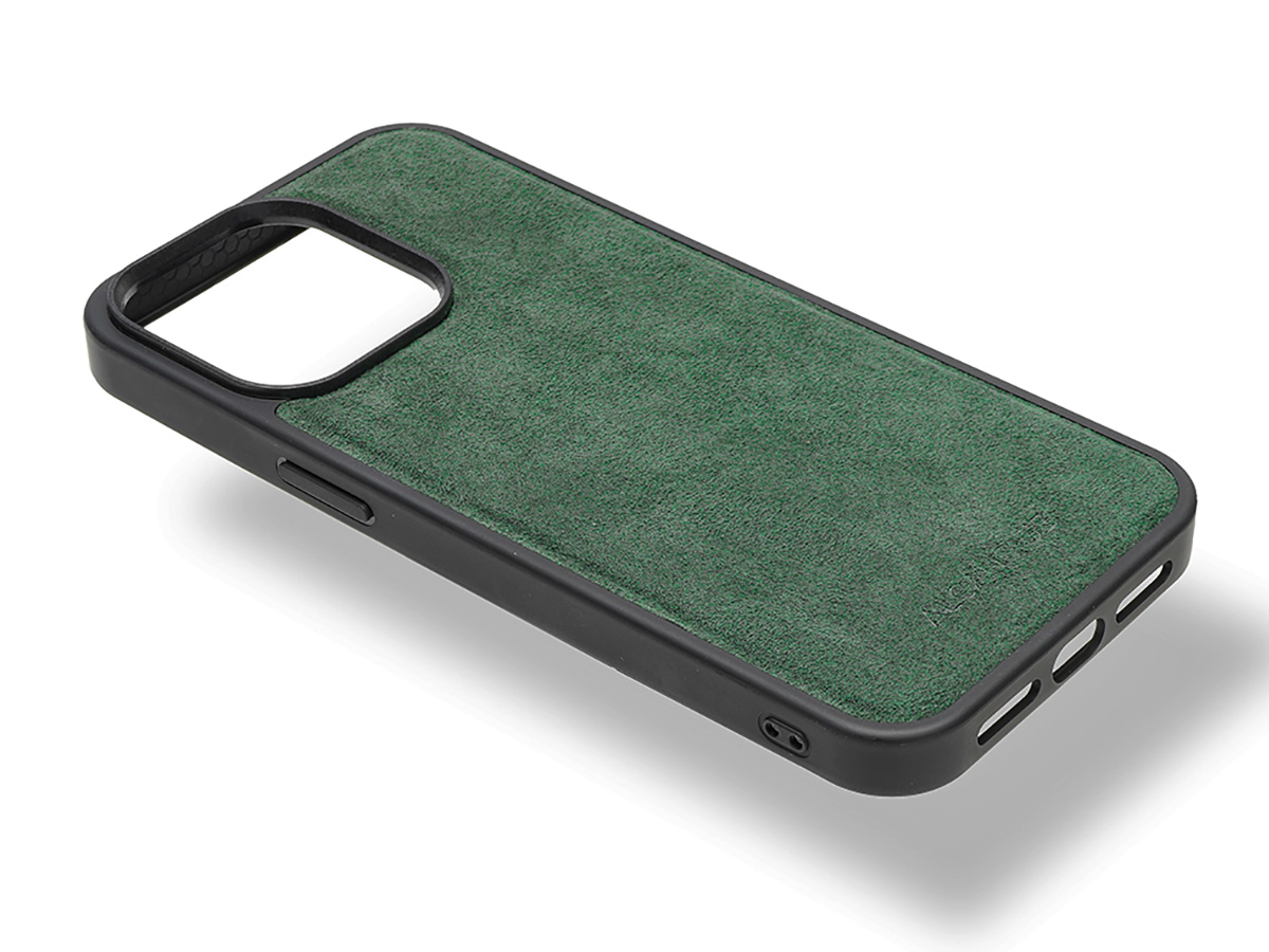 Alcanside Alcantara MagSafe Back Case Groen - iPhone 15 Pro hoesje