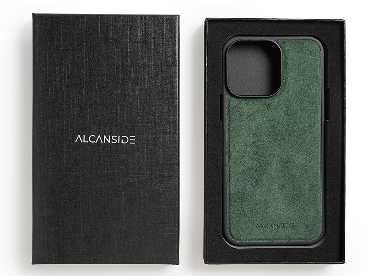 Alcanside Alcantara MagSafe Back Case Groen - iPhone 15 Pro hoesje