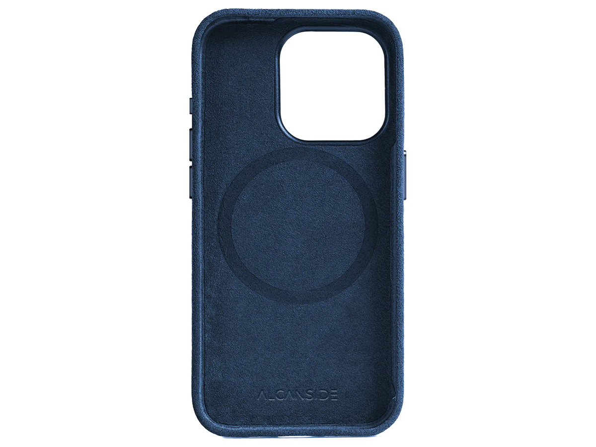 Alcanside Alcantara MagSafe Case Blauw - iPhone 15 Pro hoesje