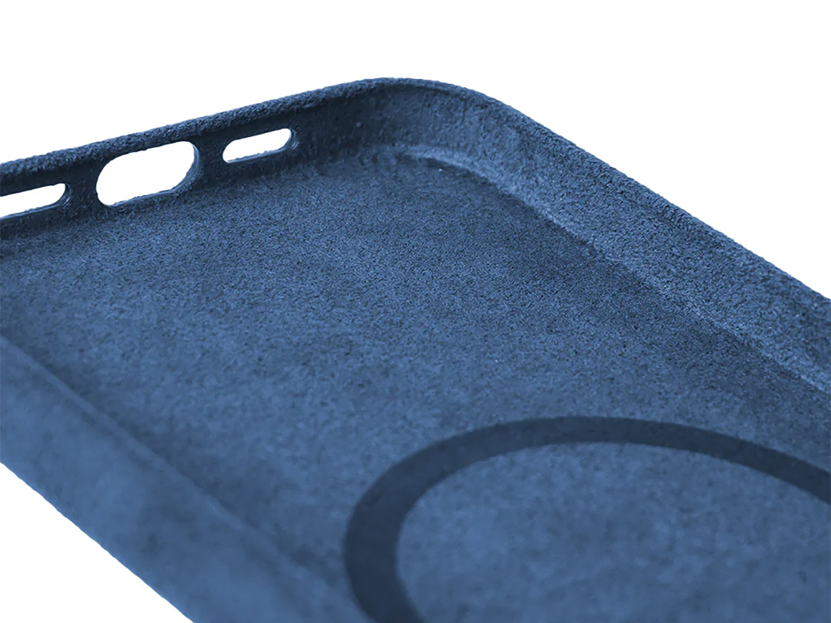 Alcanside Alcantara MagSafe Case Blauw - iPhone 15 Pro hoesje