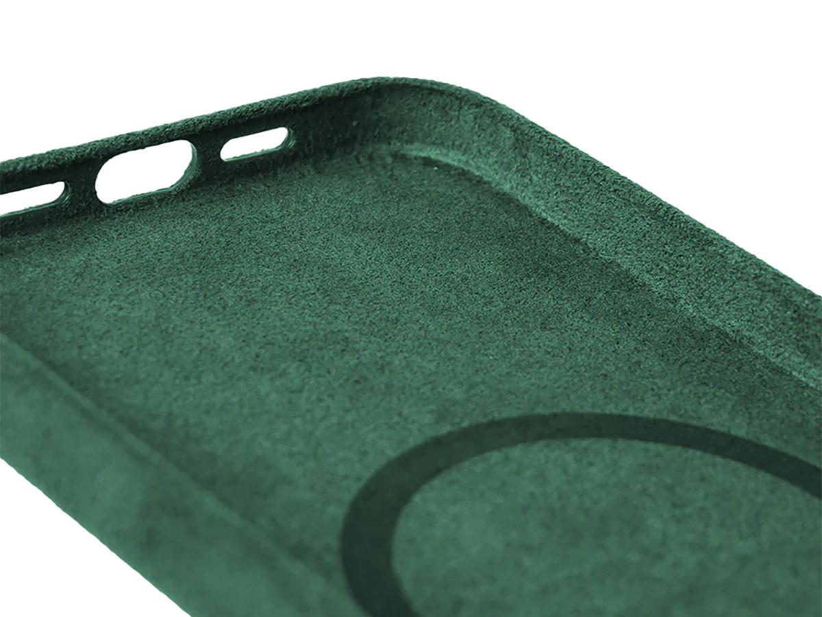 Alcanside Alcantara MagSafe Case Groen - iPhone 15 Pro hoesje