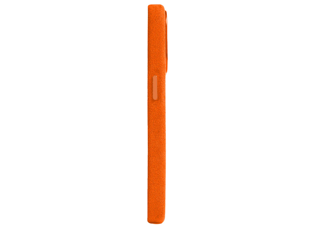 Alcanside Alcantara MagSafe Case Oranje - iPhone 15 Pro hoesje