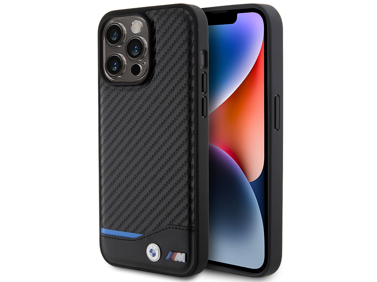 BMW M Carbon Look Case - iPhone 15 Pro hoesje