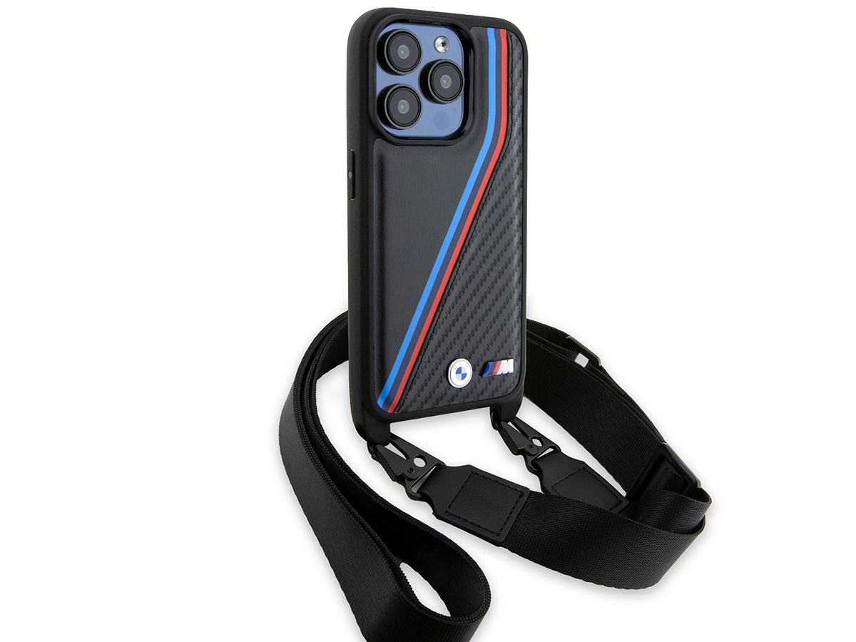 BMW M Tricolor Necklace Case - iPhone 15 Pro hoesje