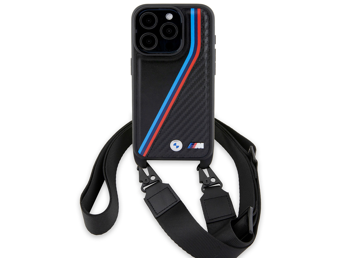 BMW M Tricolor Necklace Case - iPhone 15 Pro hoesje