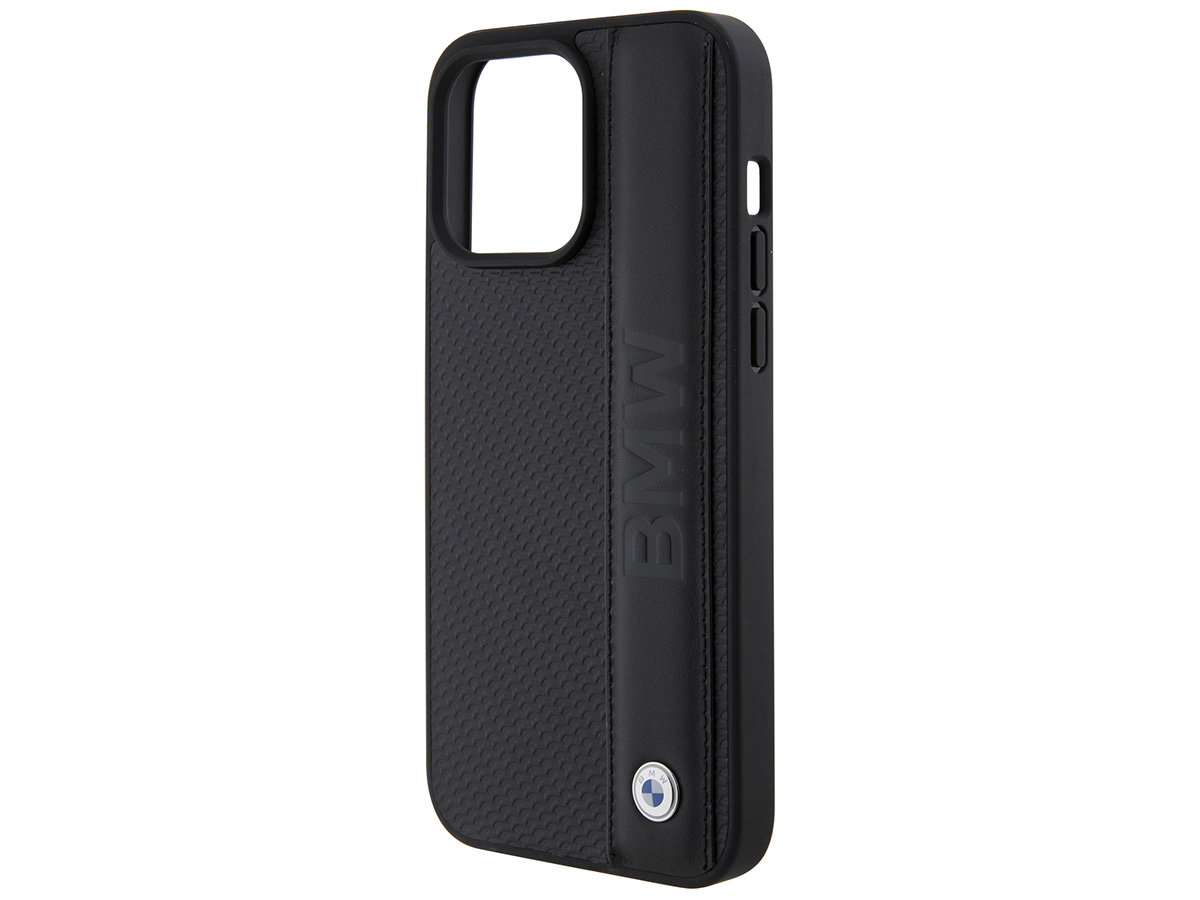 BMW Signature Stitch Leather Case - iPhone 15 Pro hoesje