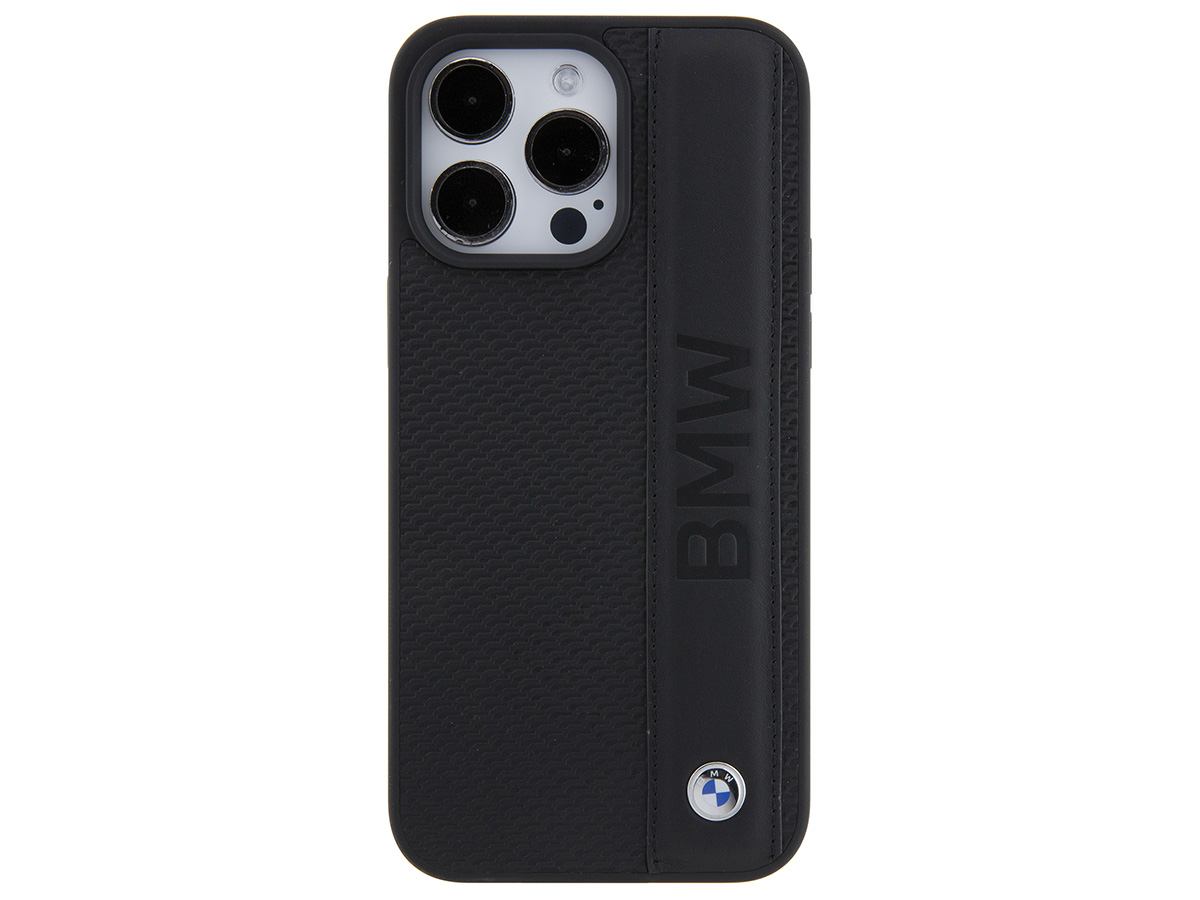 BMW Signature Stitch Leather Case - iPhone 15 Pro hoesje