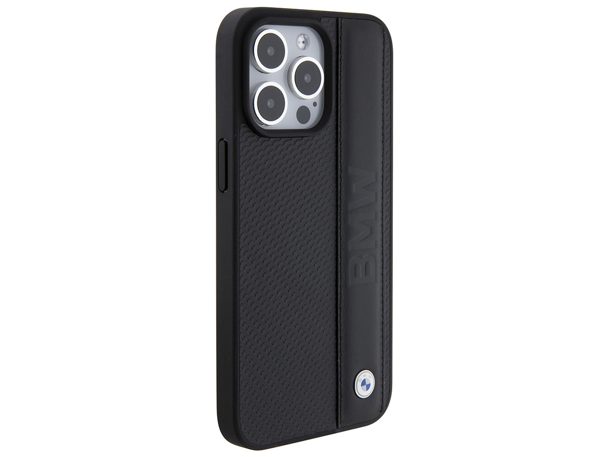 BMW Signature Stitch Leather Case - iPhone 15 Pro hoesje