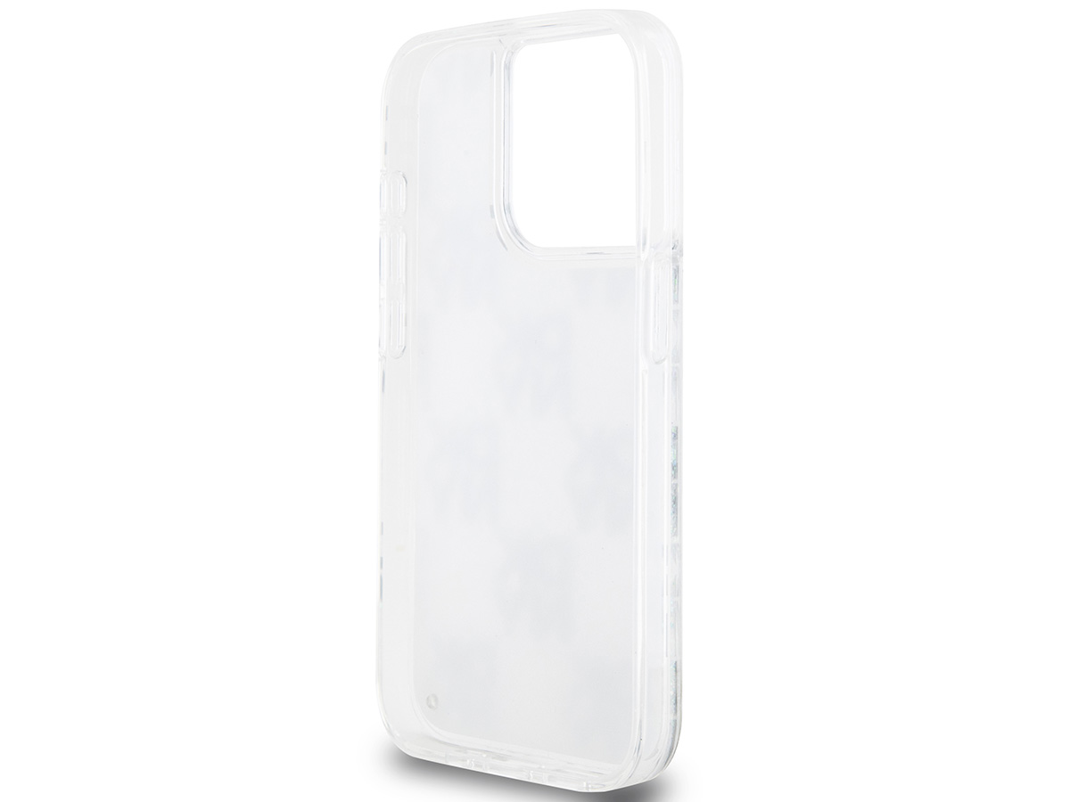 DKNY Liquid Glitter Case Clear - iPhone 15 Pro hoesje