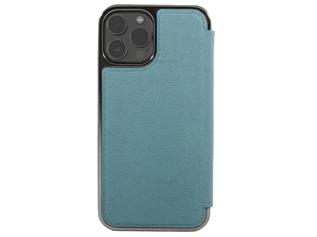 Greenwich Blake MagSafe Leather Folio Tahiti Blue - iPhone 15 Pro Hoesje