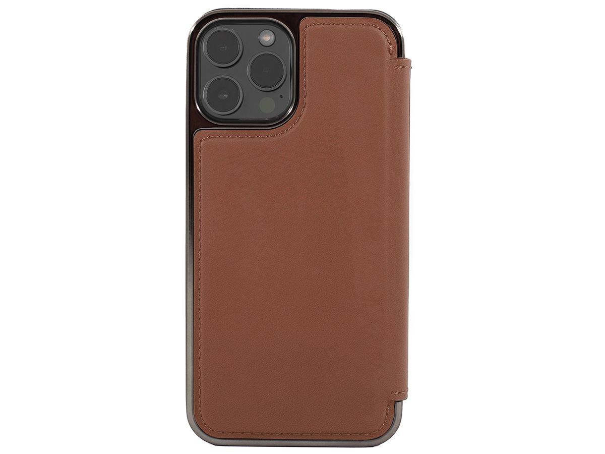 Greenwich Blake MagSafe Leather Folio Saddle Tan - iPhone 15 Pro Hoesje