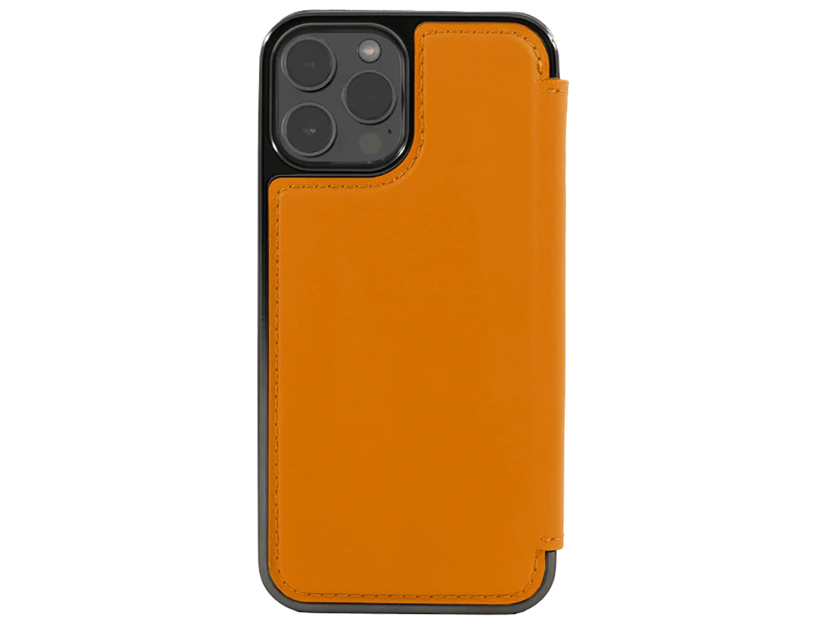 Greenwich Blake MagSafe Leather Folio Arancia Orange - iPhone 15 Pro Hoesje