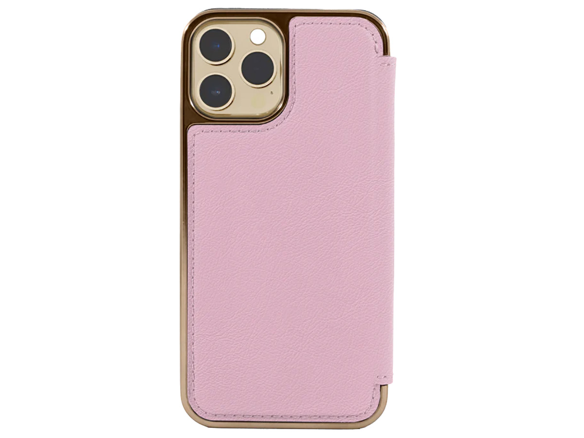 Greenwich Blake MagSafe Leather Folio Blossom Pink - iPhone 15 Pro Hoesje