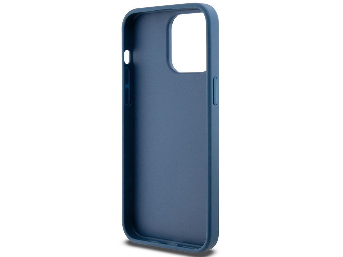 Guess Big 4G Monogram Case Blauw - iPhone 15 Pro hoesje