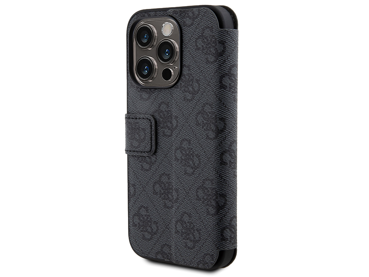 Guess Big 4G Monogram Bookcase Grijs - iPhone 15 Pro hoesje