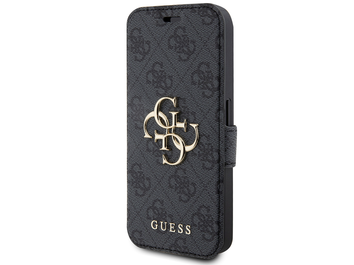 Guess Big 4G Monogram Bookcase Grijs - iPhone 15 Pro hoesje