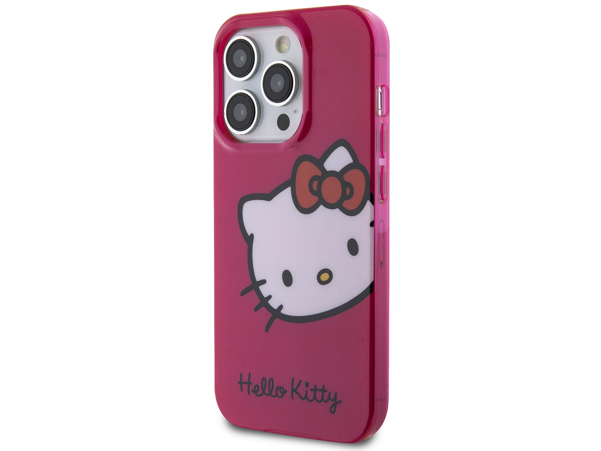 Hello Kitty TPU Case Roze - iPhone 15 Pro hoesje