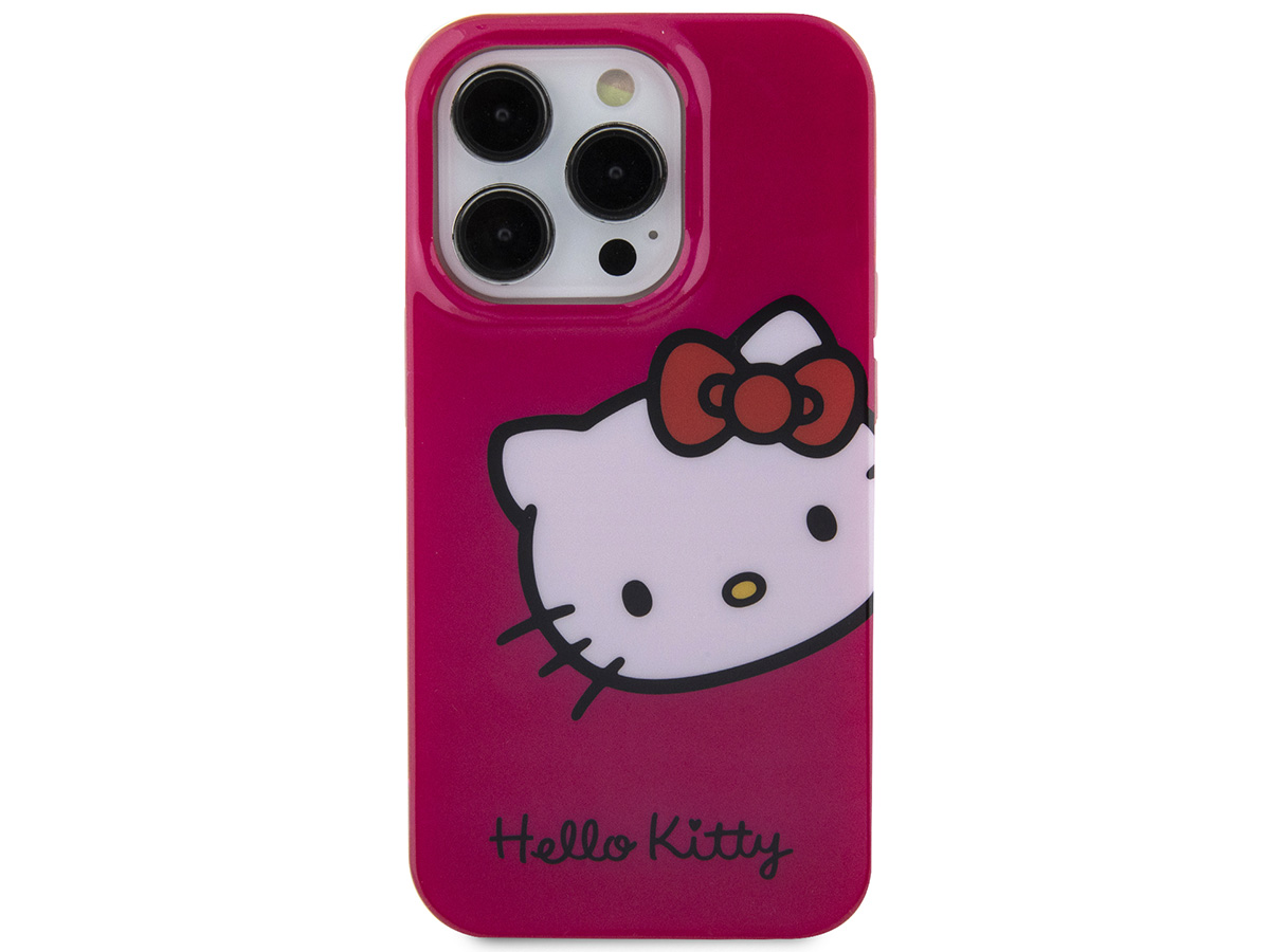 Hello Kitty TPU Case Roze - iPhone 15 Pro hoesje