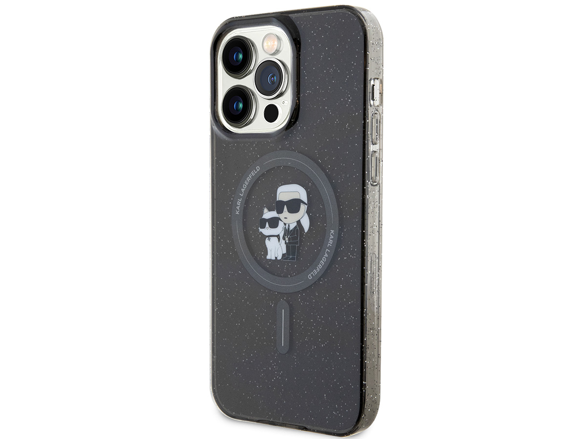 Karl Lagerfeld Ikonik Duo MagSafe Case Grijs - iPhone 15 Pro hoesje