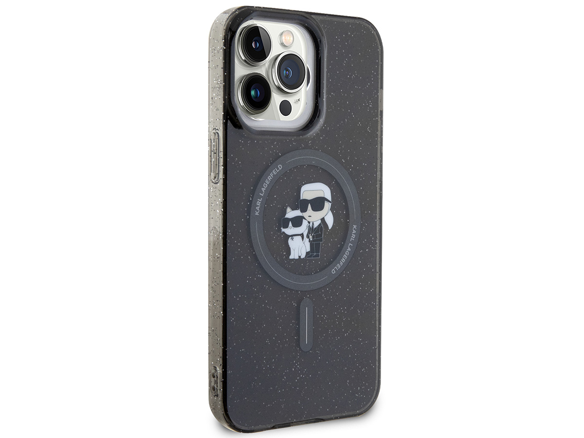 Karl Lagerfeld Ikonik Duo MagSafe Case Grijs - iPhone 15 Pro hoesje