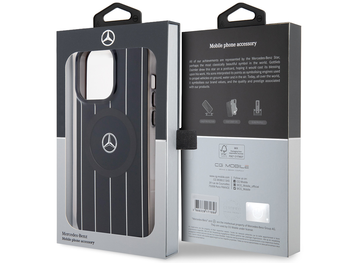 Mercedes-Benz Dual Moulded MagSafe Case - iPhone 15 Pro hoesje