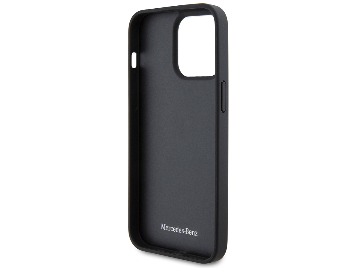 Mercedes-Benz Urban Leather Case Rood - iPhone 15 Pro hoesje