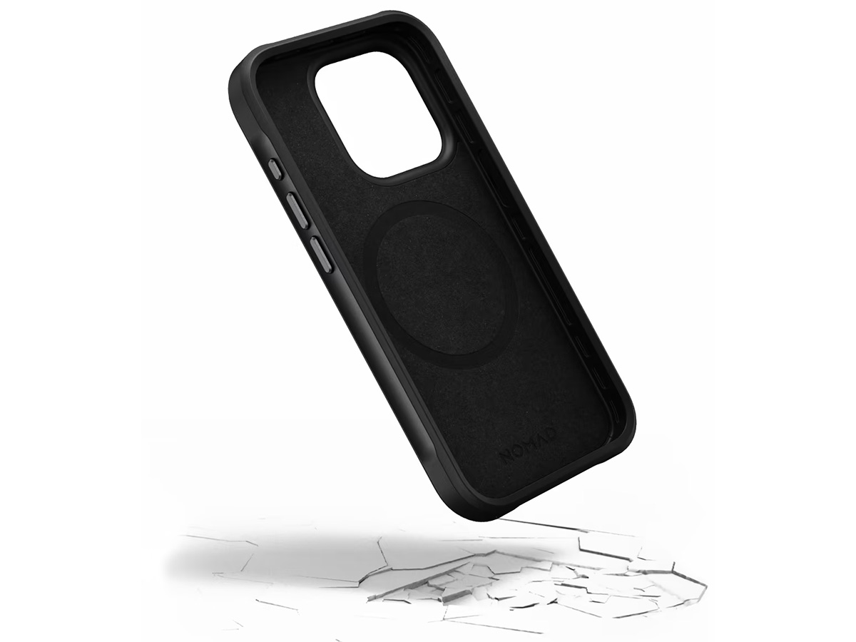 Nomad Rugged Case Zwart - iPhone 15 Pro hoesje