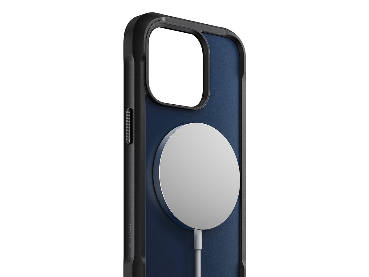 Nomad Rugged Case Blauw - iPhone 15 Pro hoesje