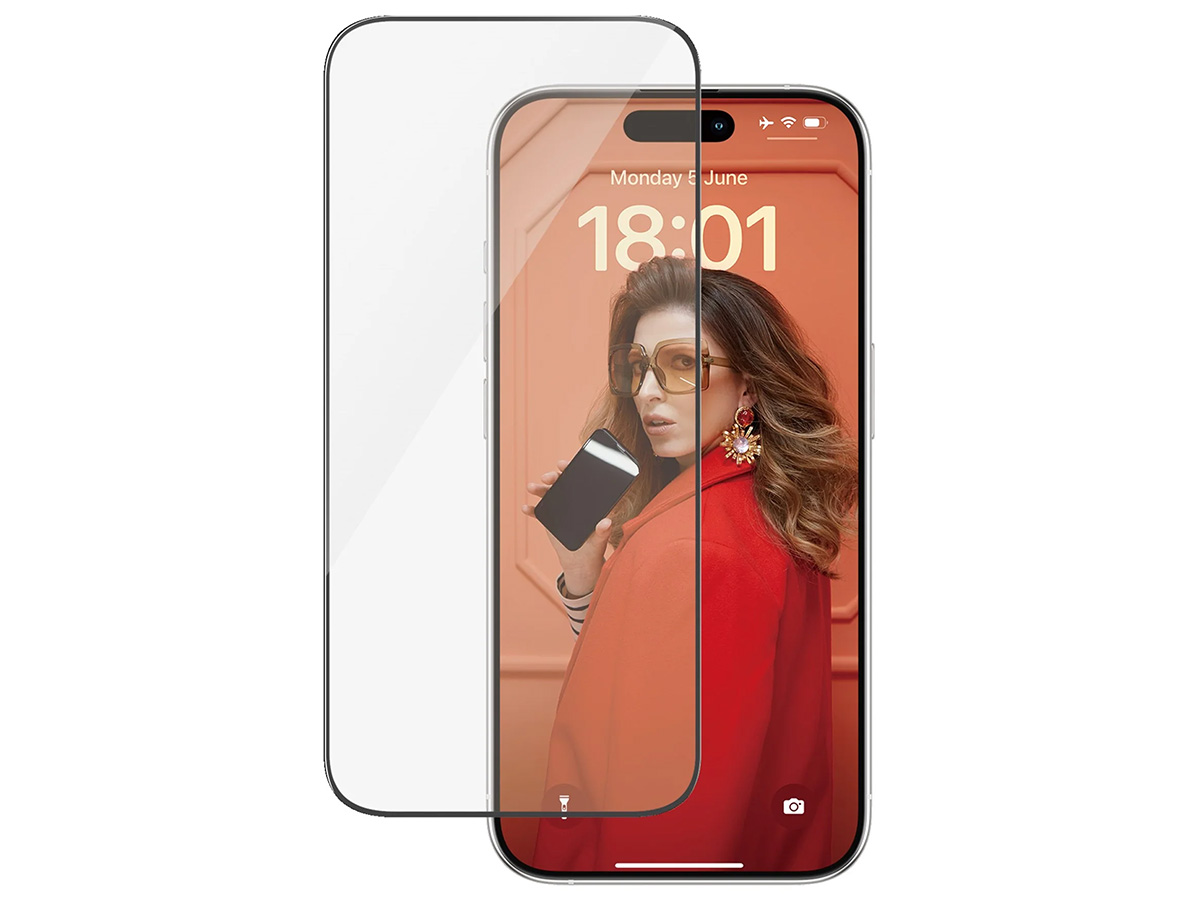 PanzerGlass iPhone 15 Pro Super+ Glass - Wide Fit met EasyAligner