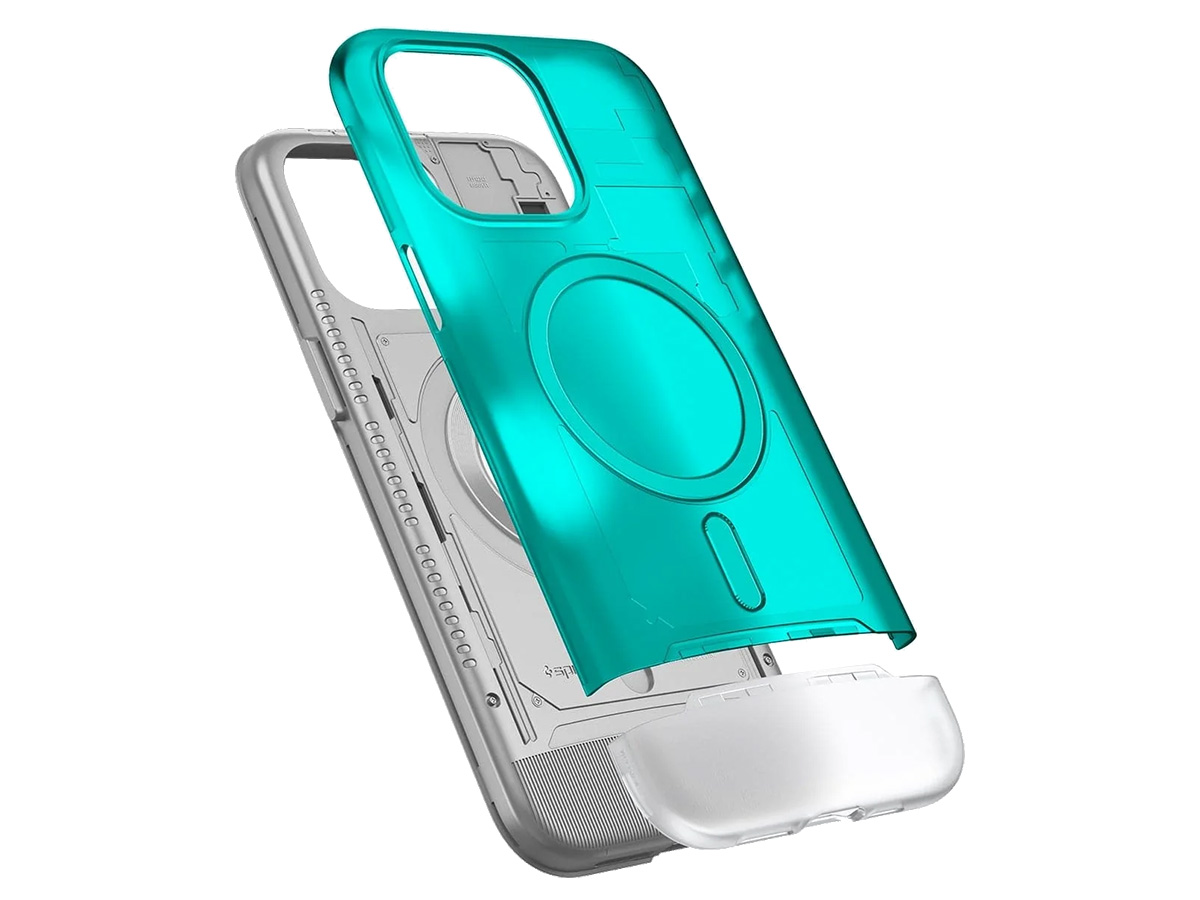 Spigen Classic C1 Case Bondi Blue iMac G3 - iPhone 15 Pro hoesje