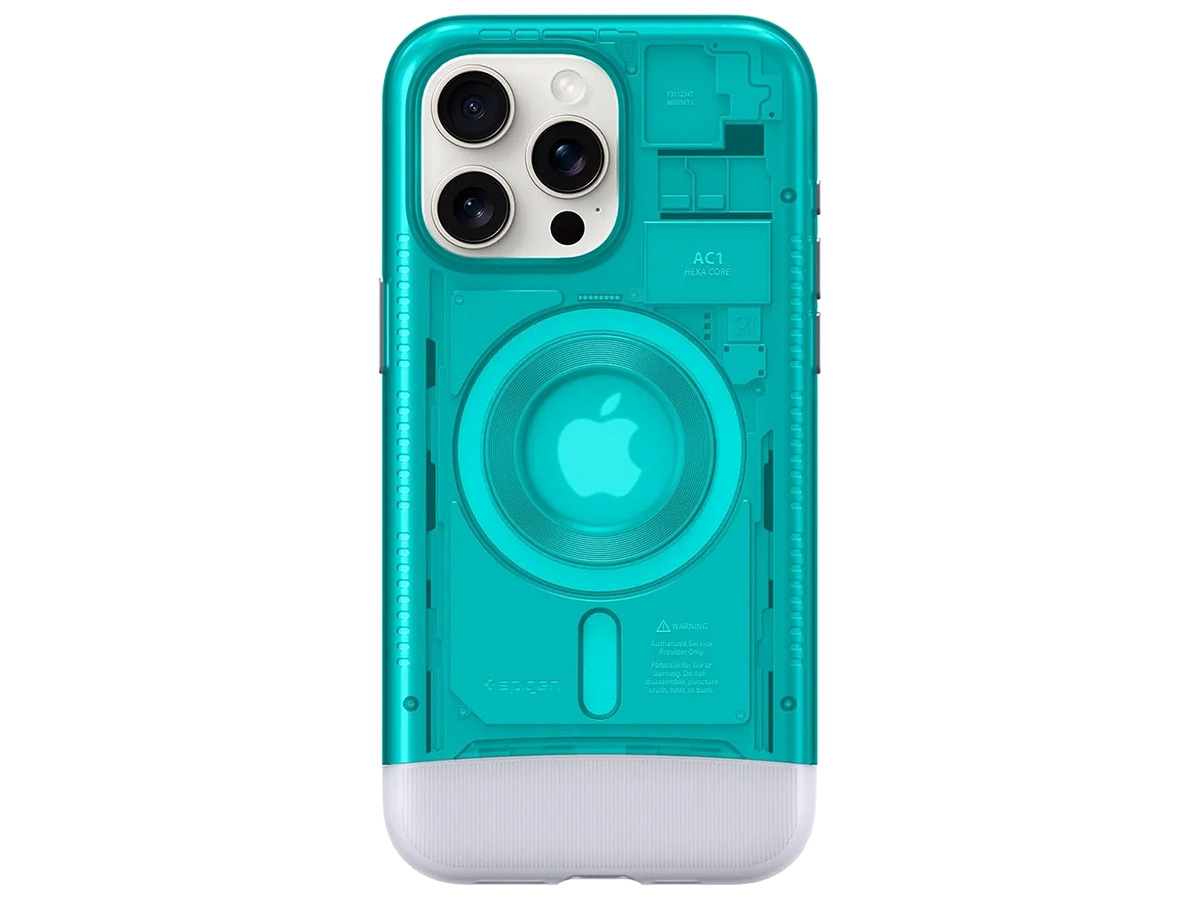 Spigen Classic C1 Case Bondi Blue iMac G3 - iPhone 15 Pro hoesje